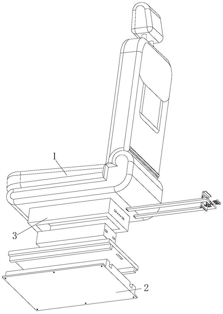 Mounting mechanism of automobile seat