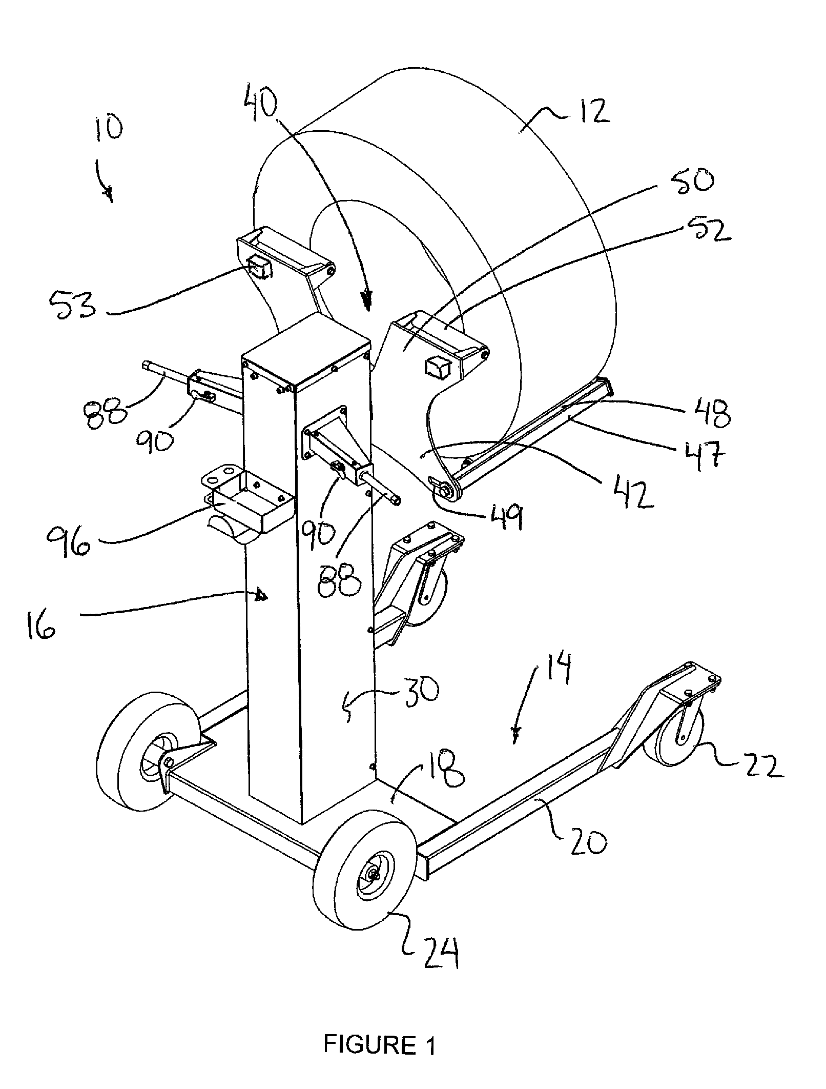 Lift device and pneumatic actuator therefor