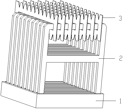 Mixed small-channel cooler