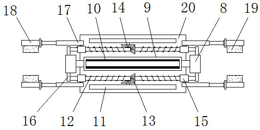 Clamping device with ash removal function and ash removal method for processing light guide diffusion plate