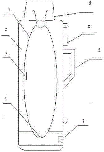 Thermostatic male-killing device for rice seed production