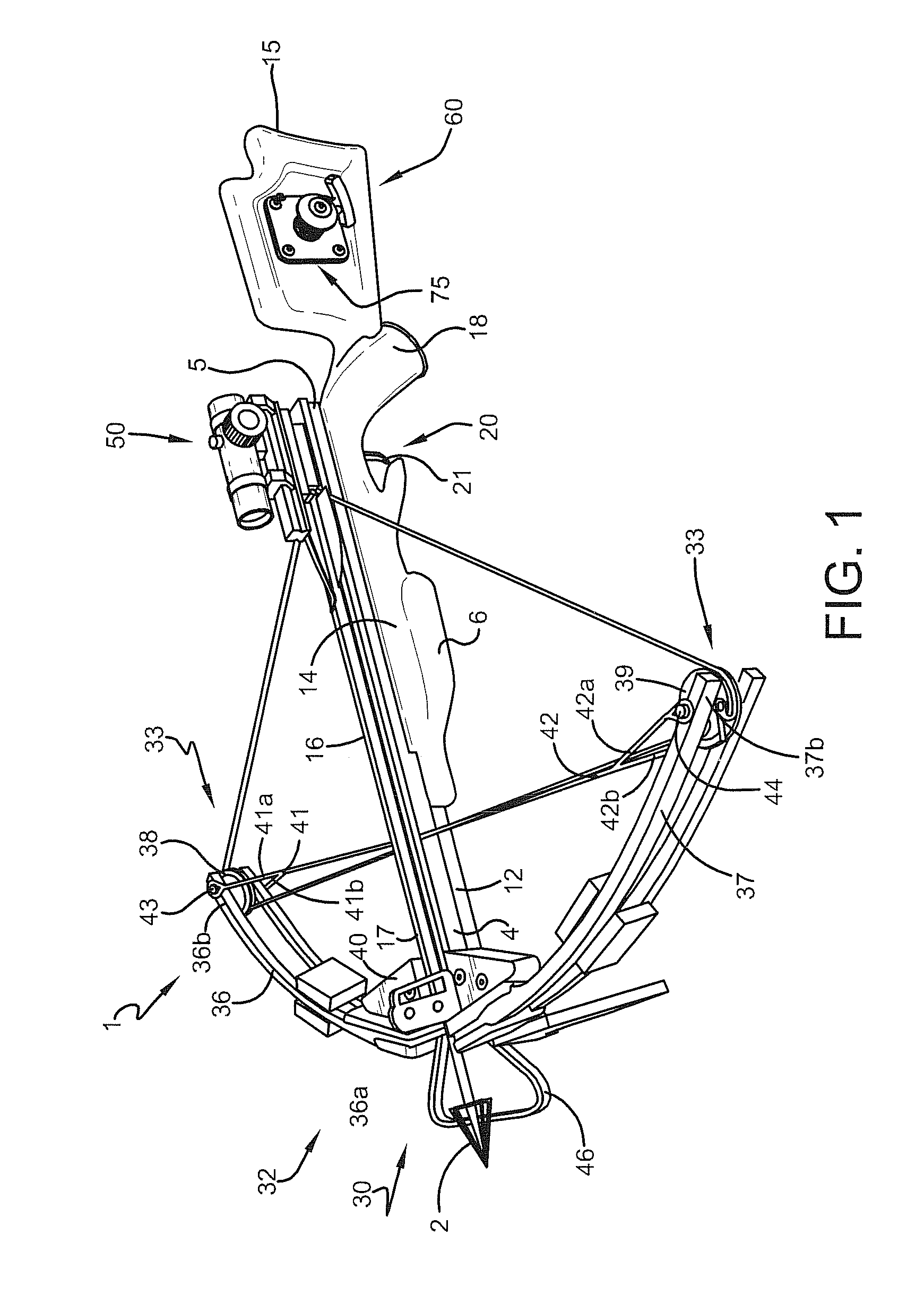 Integrated cocking device