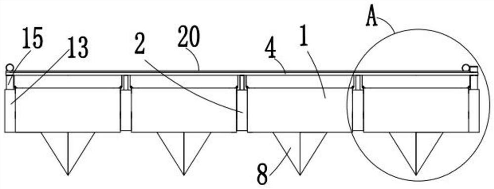 Hybrid rice seedling planting device