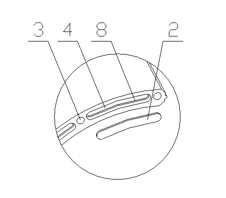 Water cooling motor casing and water passage sealing structure of water cooling motor casing