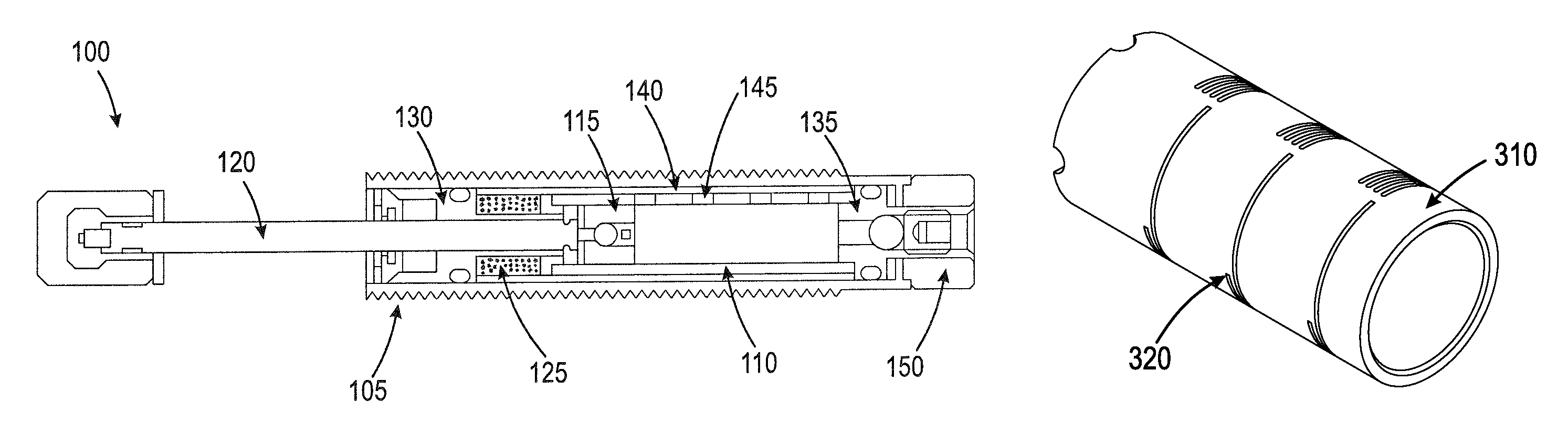 Shock absorber with variable damping profile