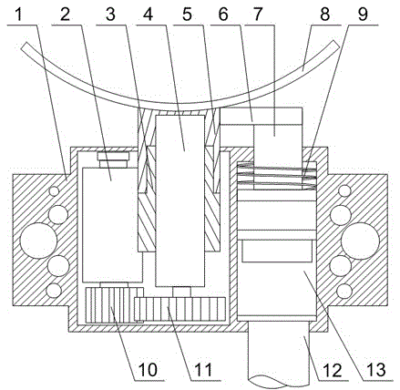 Driving structure of clutch of electronic lock