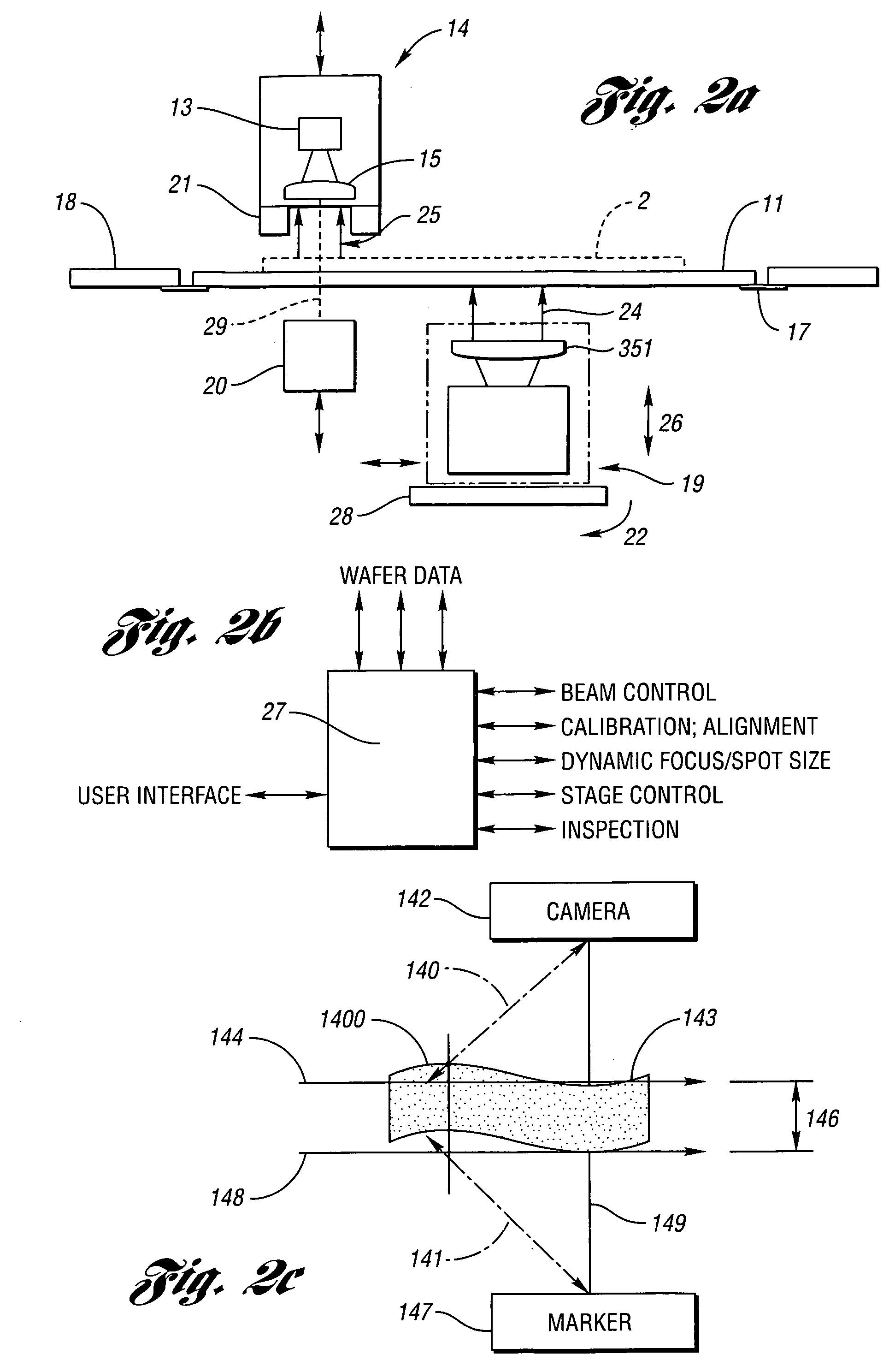 Method and system for calibrating a laser processing system and laser marking system utilizing same