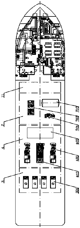 A fracturing ship operating system