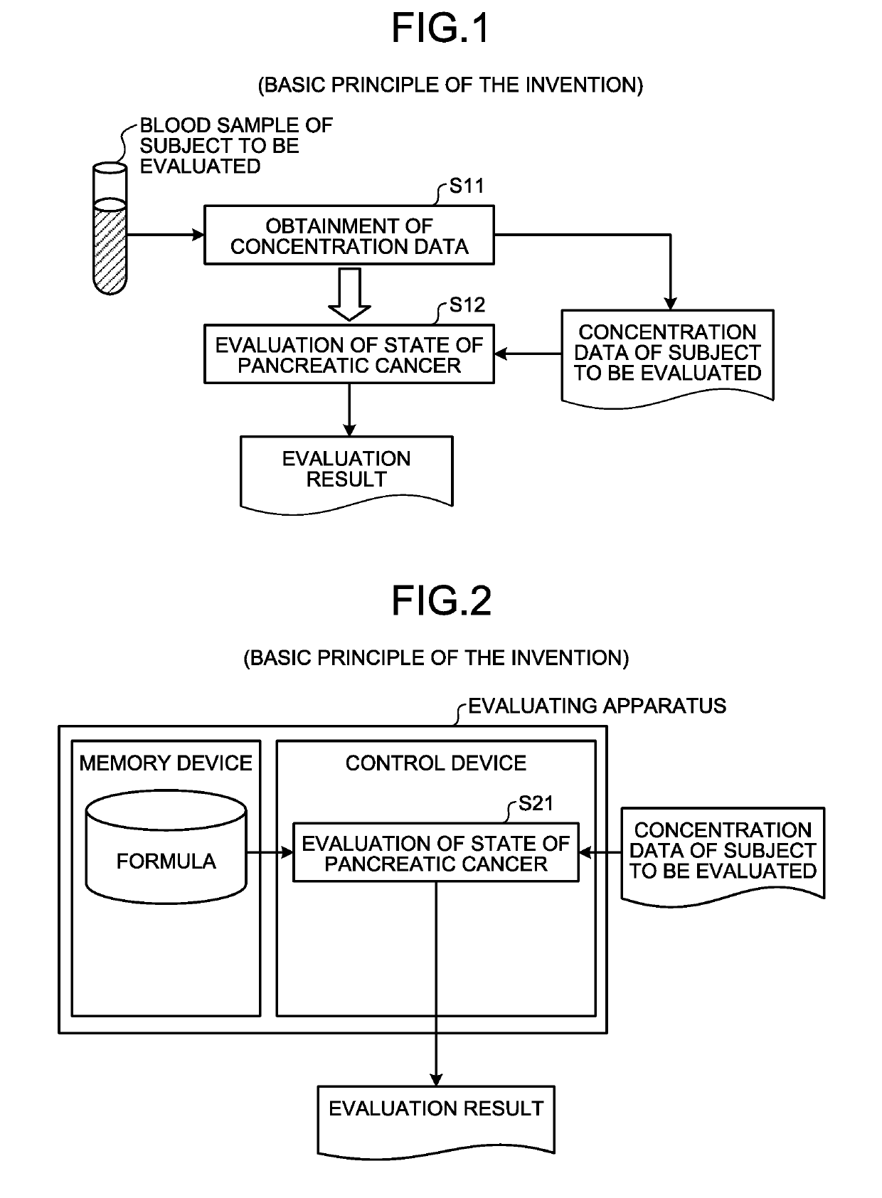 Evaluating method, evaluating apparatus, evaluating program product, evaluating system, and terminal apparatus for pancreatic cancer