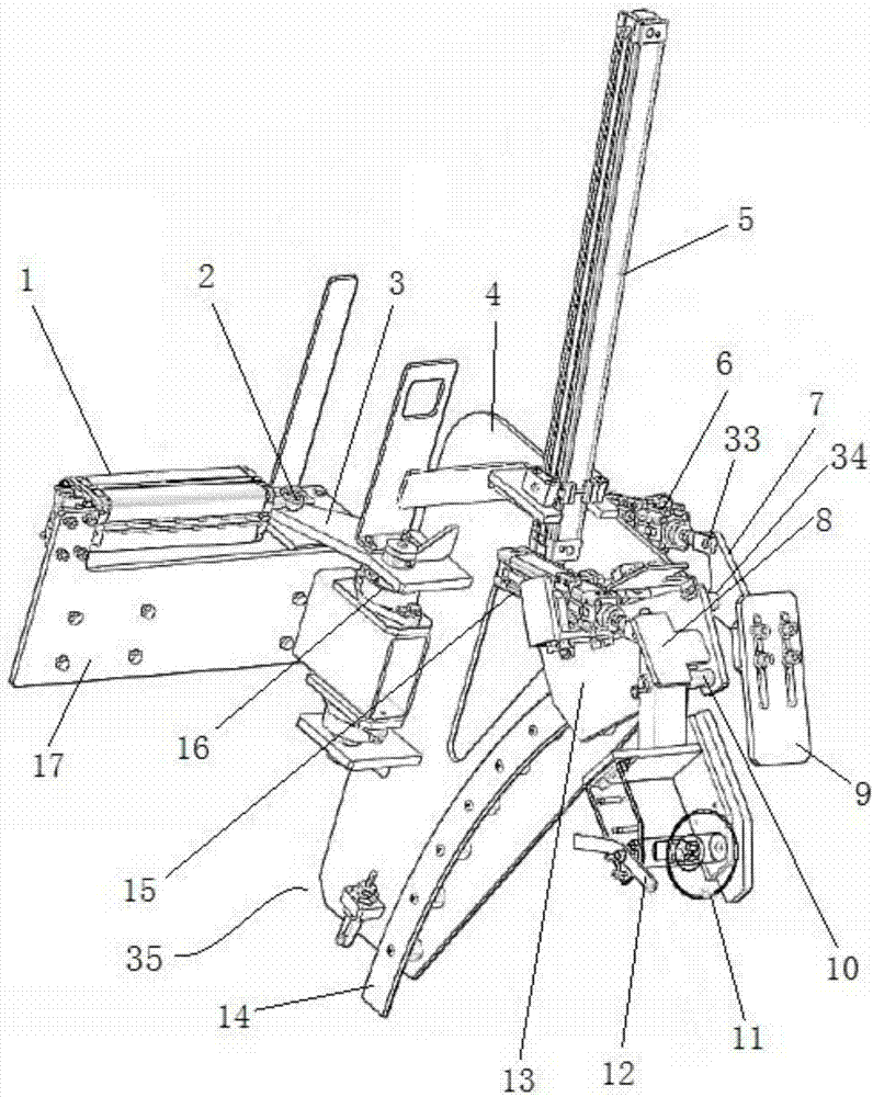 Shutter vehicle shutter-turning mechanism and lifting transmission system comprising same