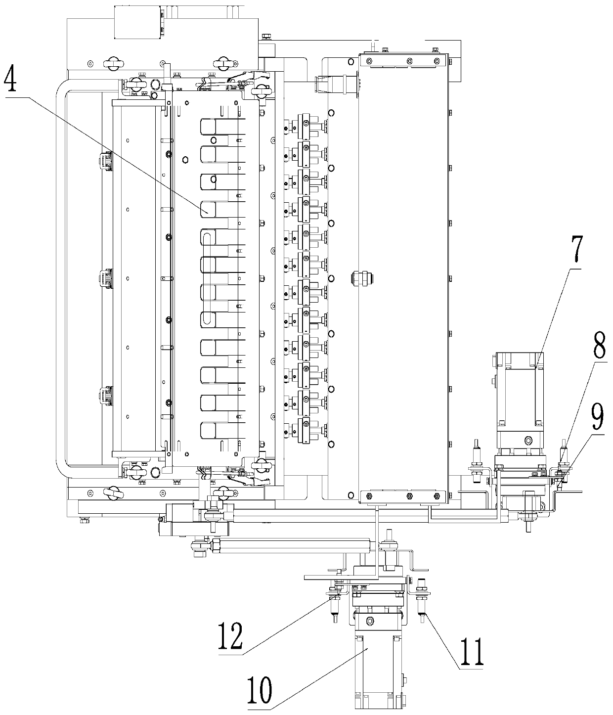 High-speed metering filling device, material supply method and feedback control method