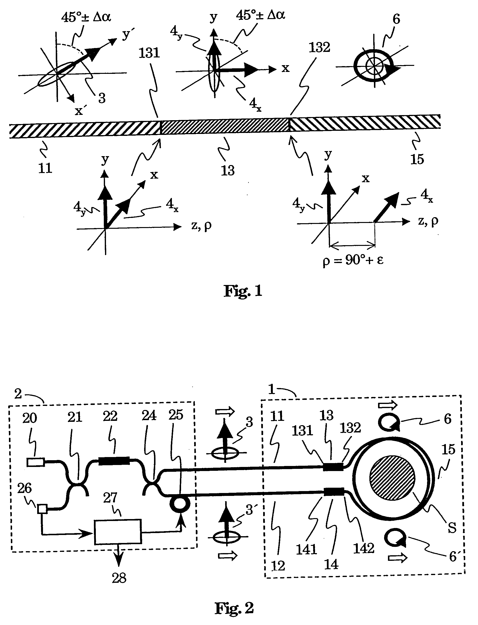 Production method for a sensor head for optical current sensors