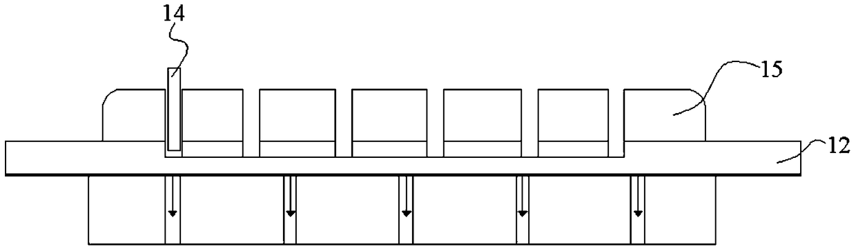 Chip package structure and manufacturing method thereof, electrostatic powder coating device