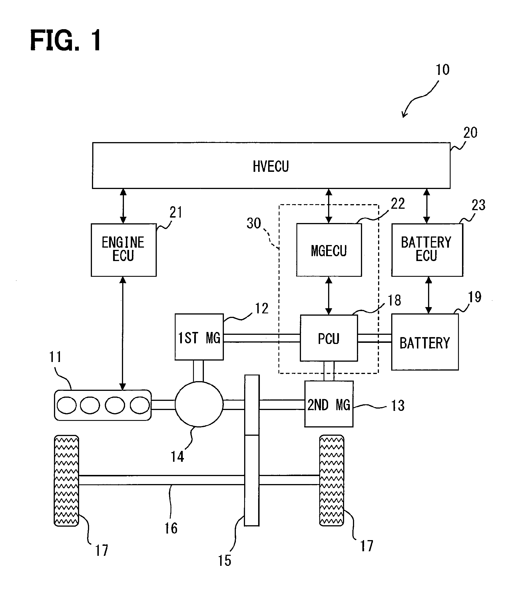 Rotating electric machine control system