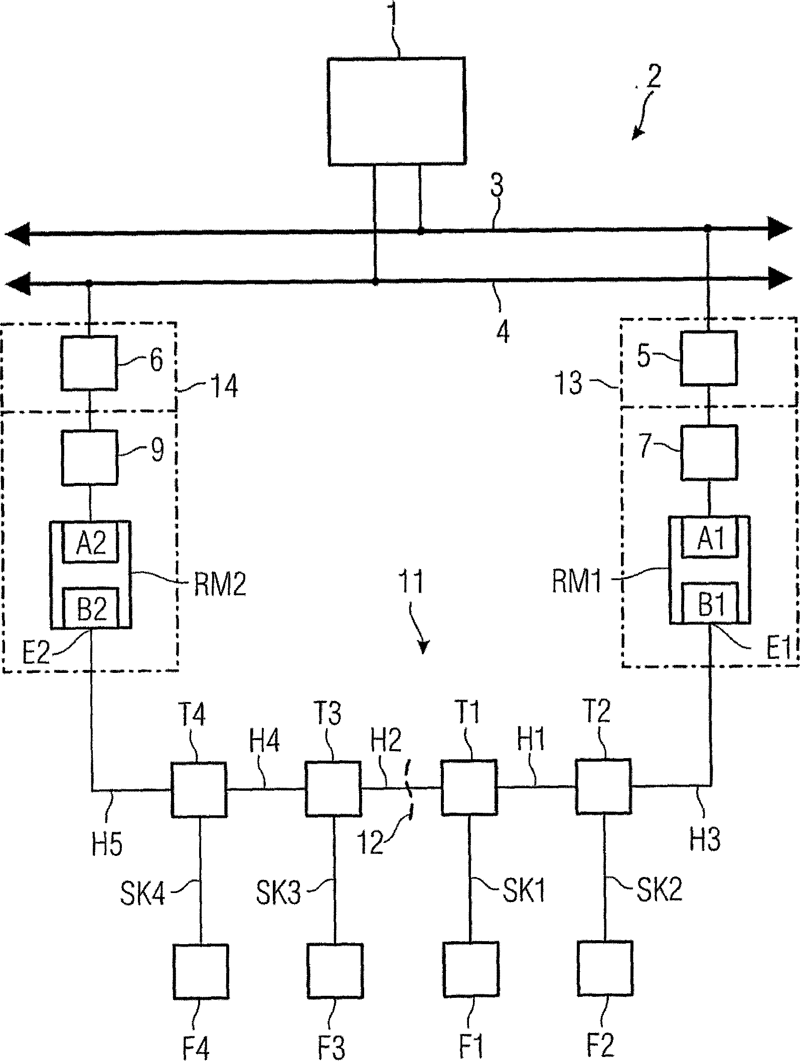Method for operating a network