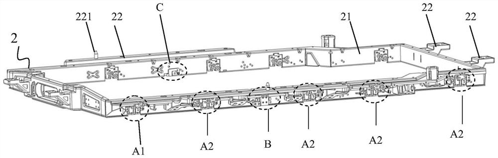 Quick-change power battery installation system, locking method, unlocking method and electric vehicle