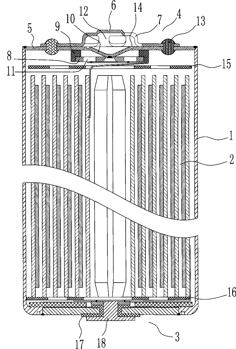 Explosion-proof battery