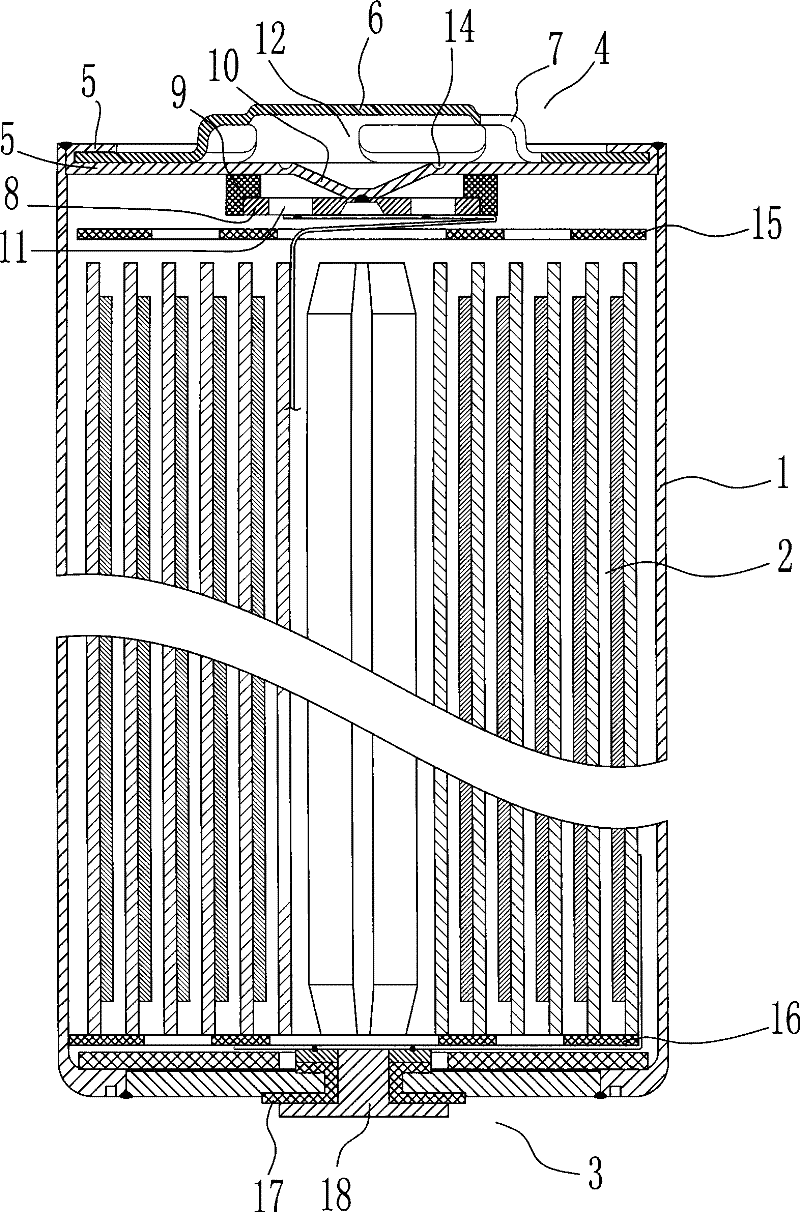 Explosion-proof battery