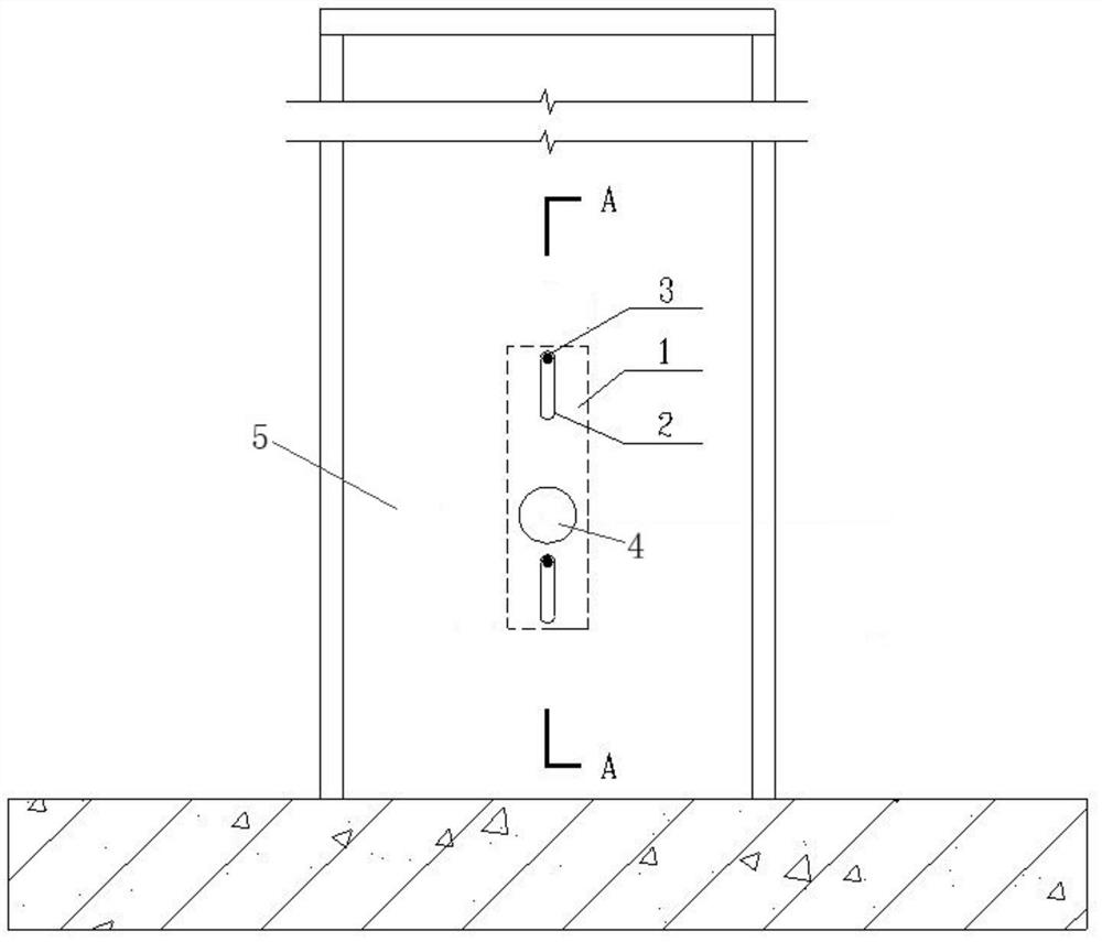 Steel column internal flow stopping device for concrete-filled steel tube jacking and using method thereof