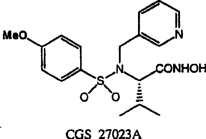 N-hydroxy-2-(alkyl, aryl or heteroaryl sulfanyl, sulfinyl or sulfonyl-3-substituted-alkyl, aryl or heteroarylamides) as matrix metallo protein inhibitors