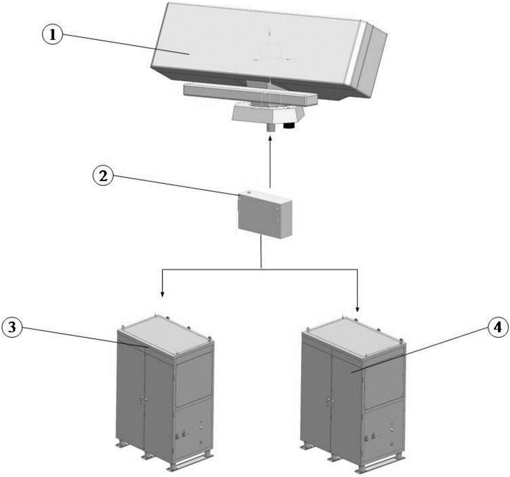 Radar positive pressure drying method based on hydrophilic membrane