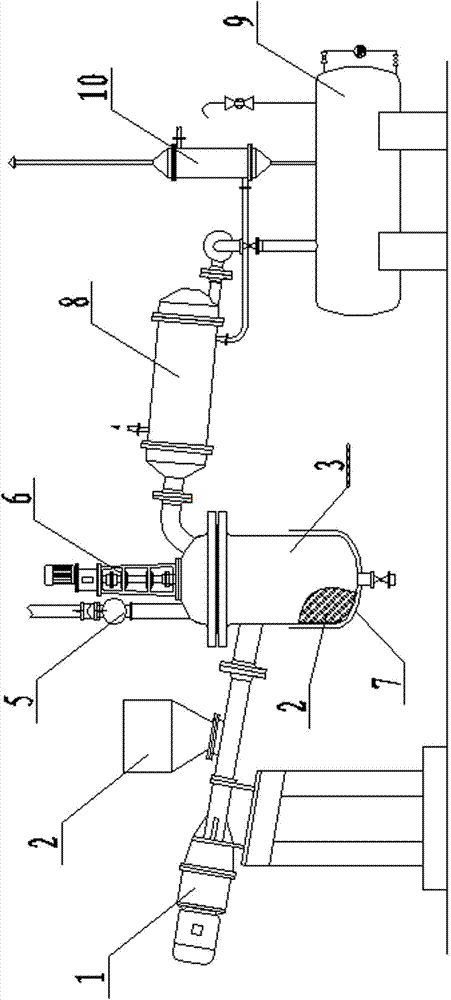 Organic glass waste salt-bath cracking device