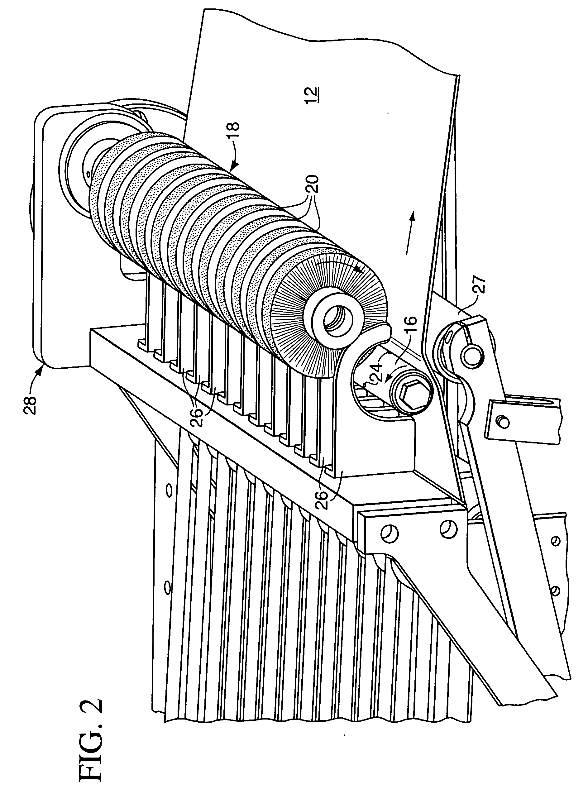 Winder apparatus with transfer brush roll