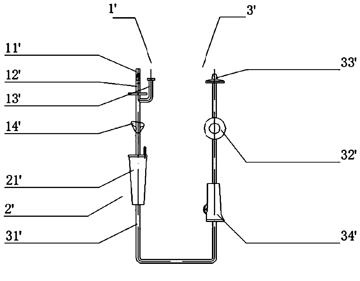 A continuous infusion device with automatic exhaust function
