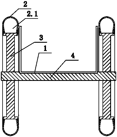 Easy-to-turn tire structure and self-balancing vehicle