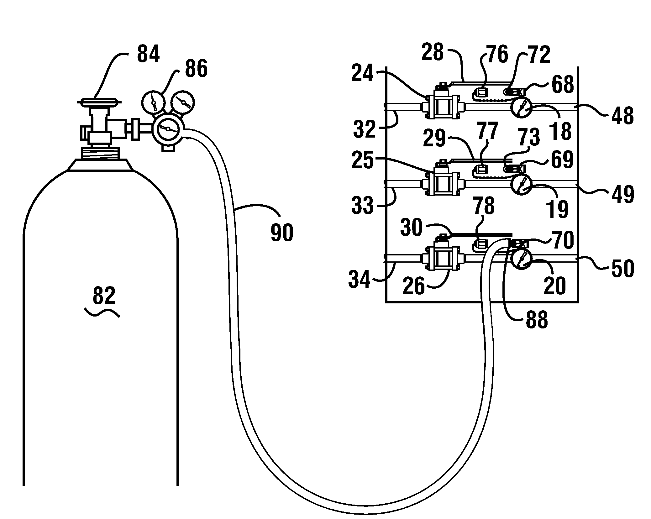 Medical gas delivery method and apparatus