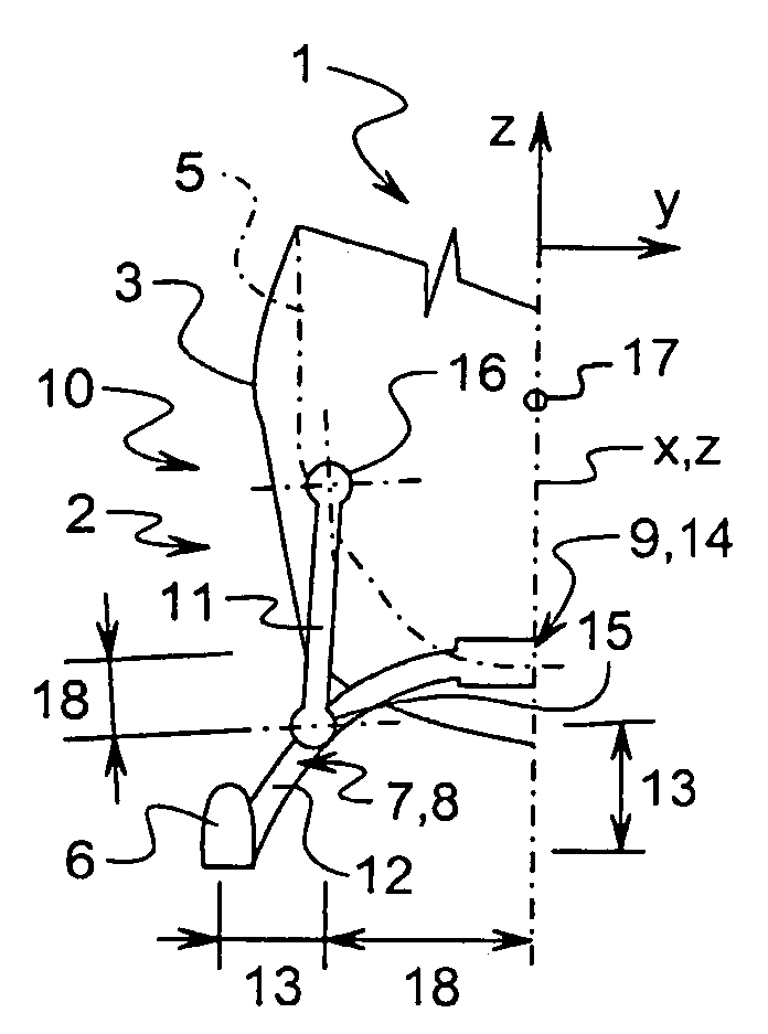 Undercarriage with anticrash and antiresonance skids for a rotary wing aircraft, and an aircraft