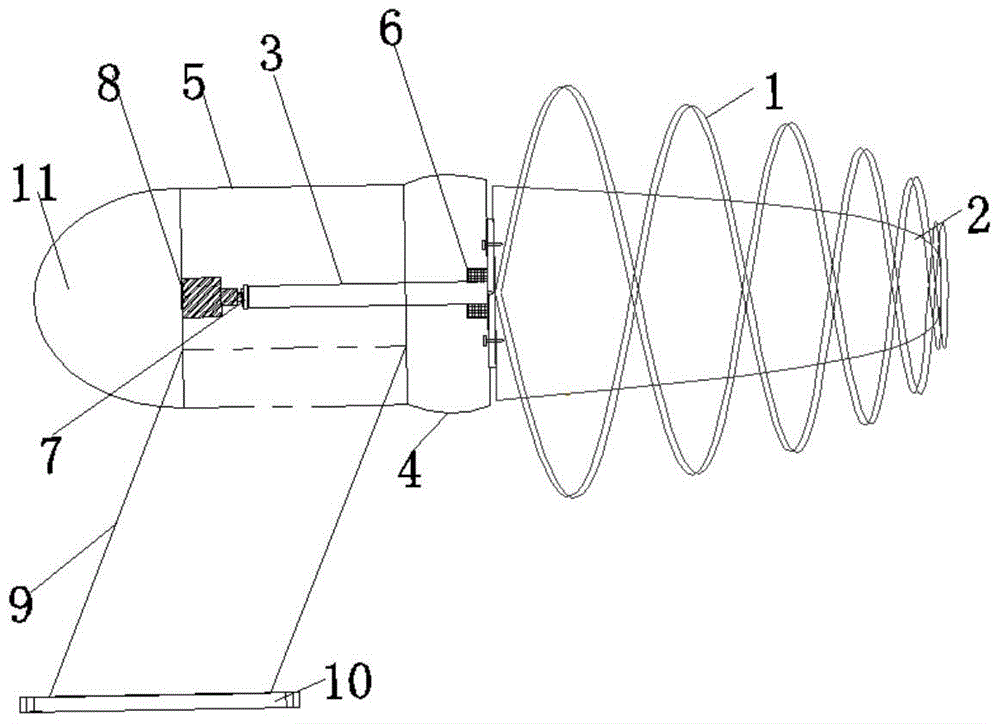 Equiangular spiral water turbine generating power through tidal current energy