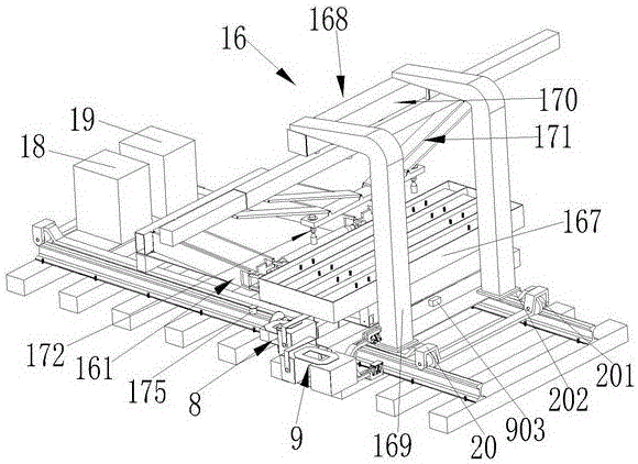 Mechanic-electric-hydraulic integrated sleeper replacing device