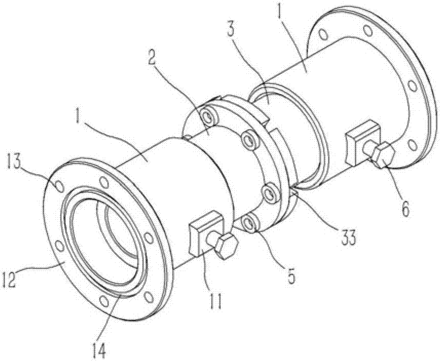 Connecting pipe of automobile exhaust gas purification equipment