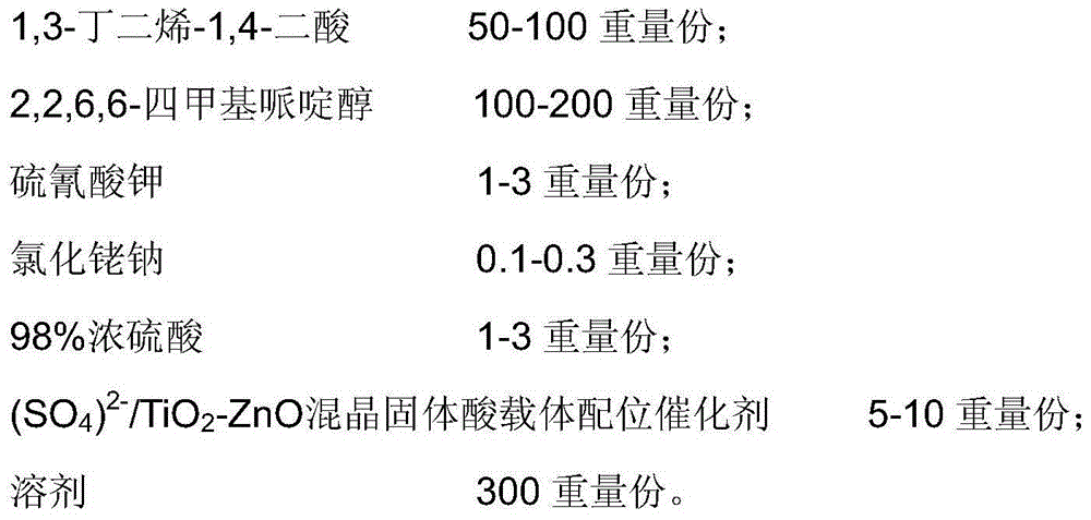 Light stabilizer intermediate 2,2,6,6-tetramethyl-4-piperidine ester compound and preparation method thereof