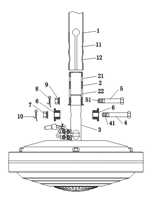 Structure for connecting suspender for ceiling fan with motor shaft