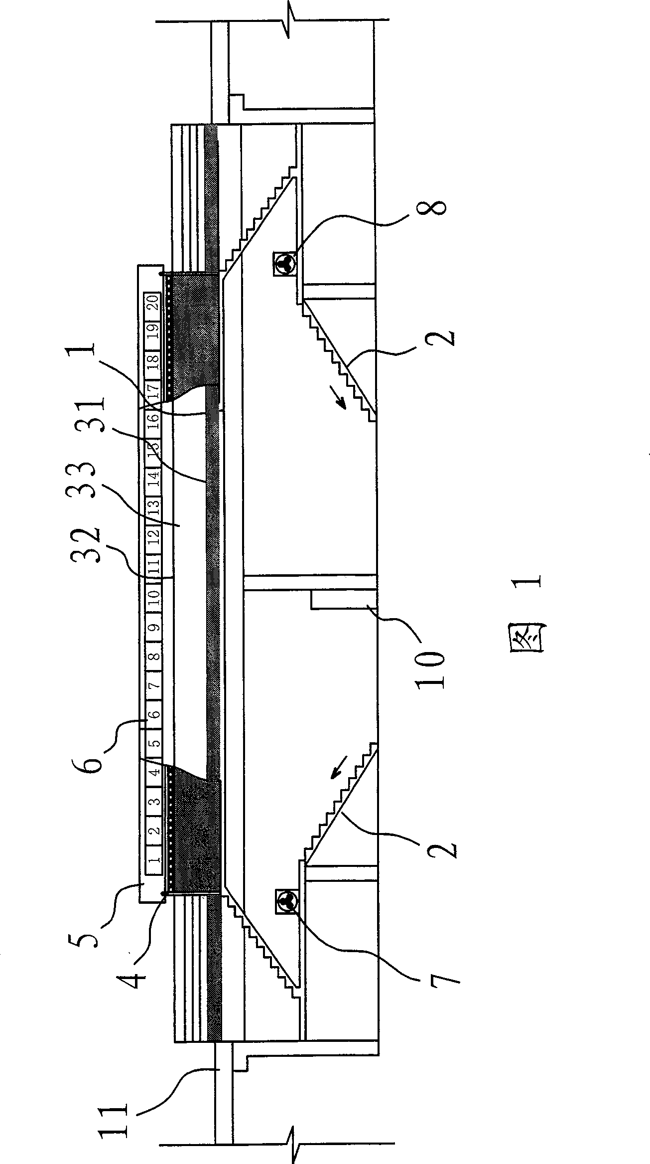 Elevated track micro train station