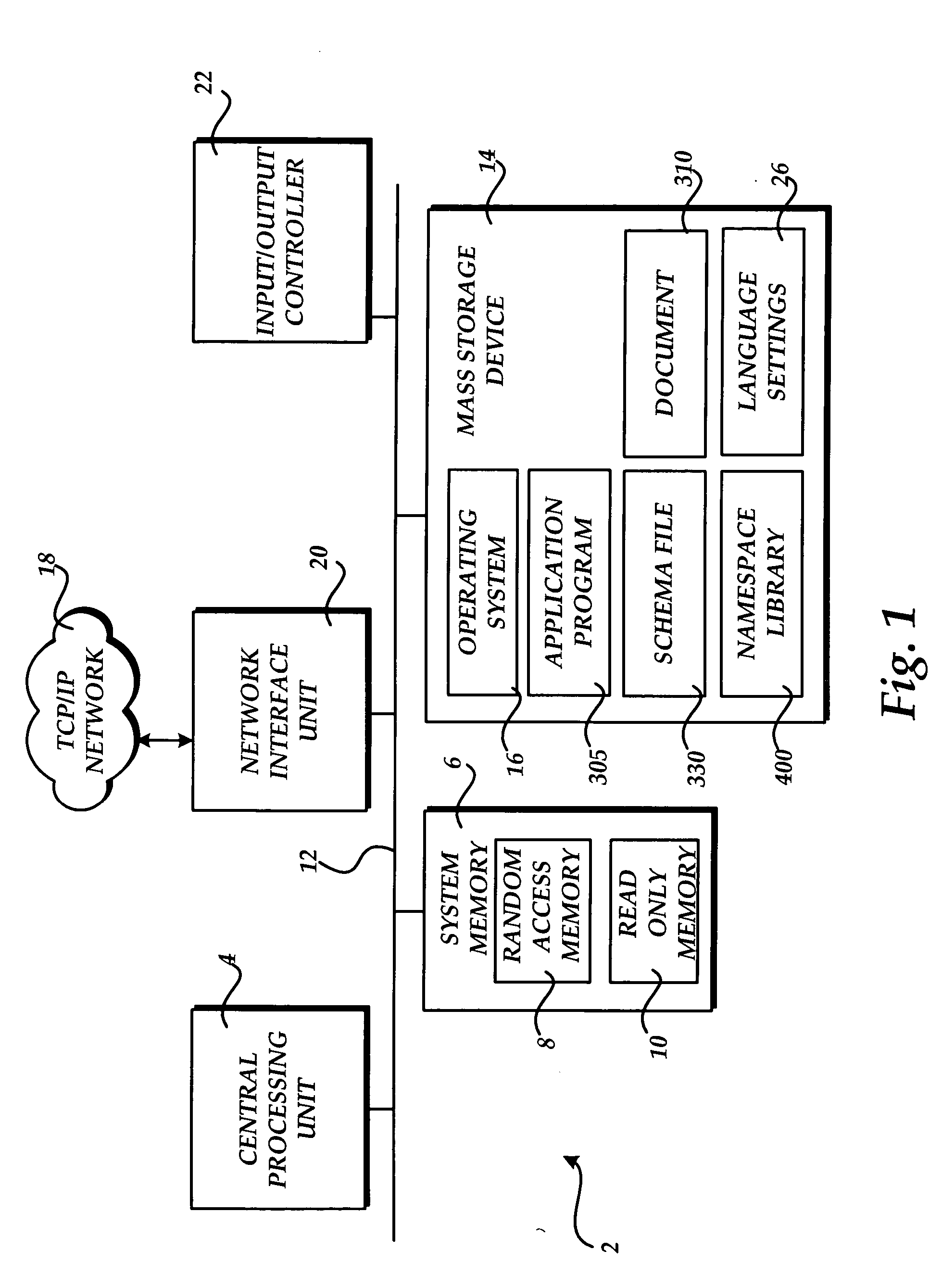 Programmable object model for namespace or schema library support in a software application