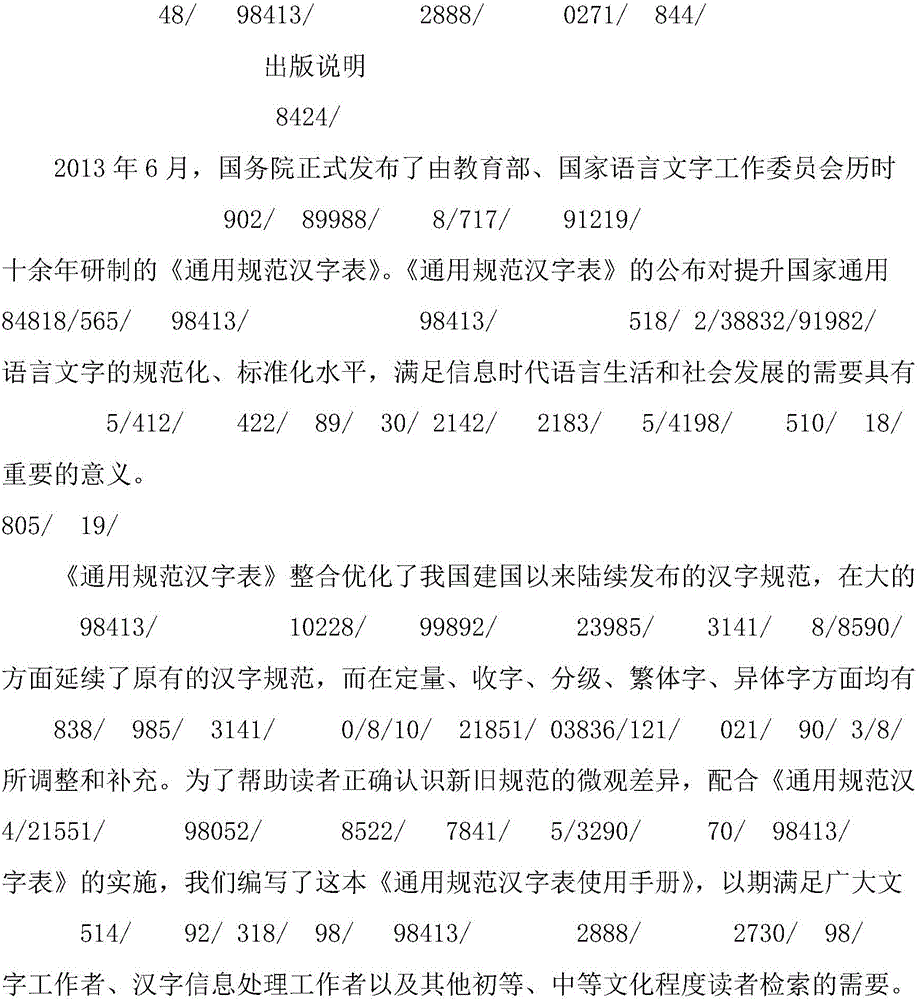 Quantitative code Chinese character input method