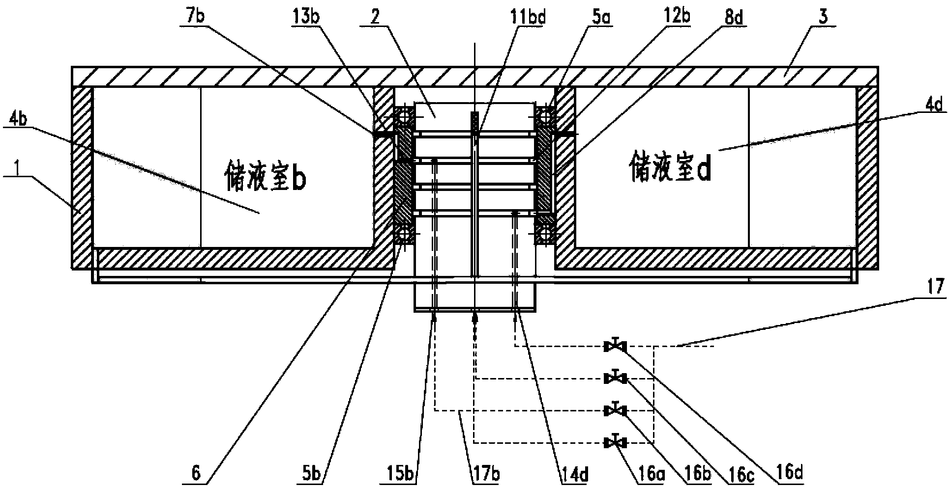 Target control method and control system of liquid-type on-line autobalance device