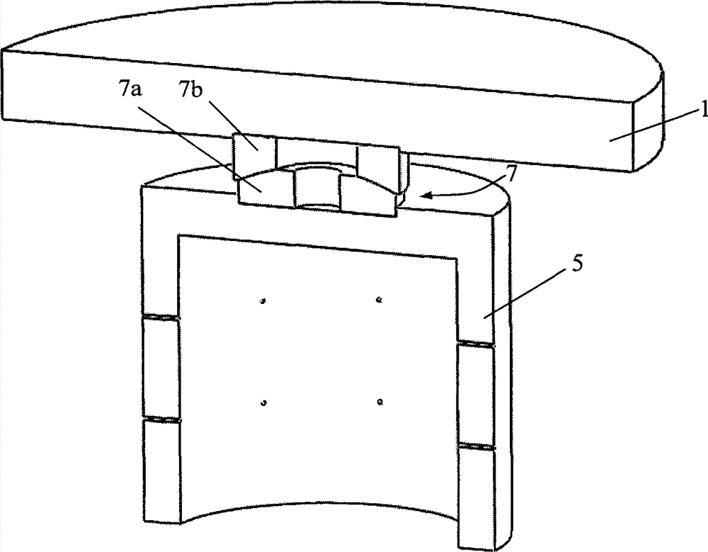 Eddy-current damping zero-stiffness vibration isolator with angular decoupling function by aid of sliding joint bearing