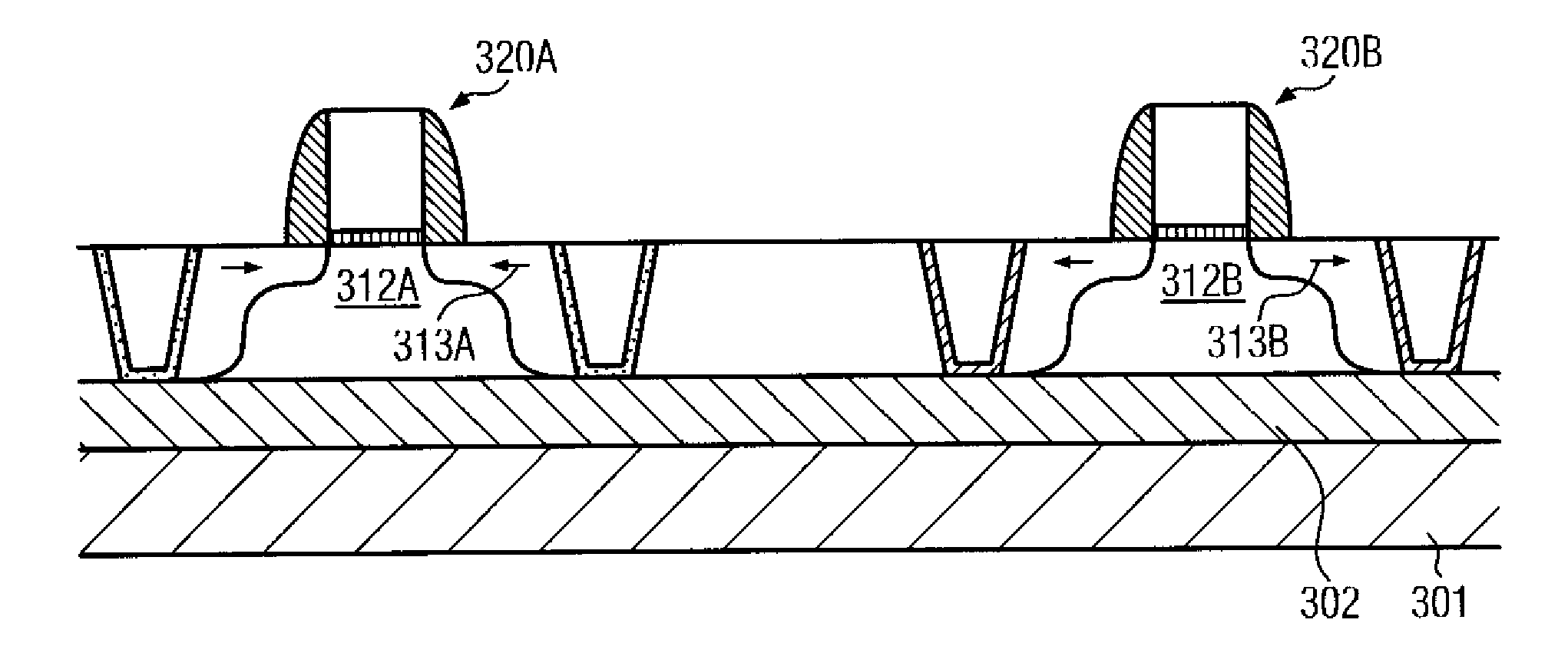 Body Controlled Double Channel Transistor and Circuits Comprising the Same