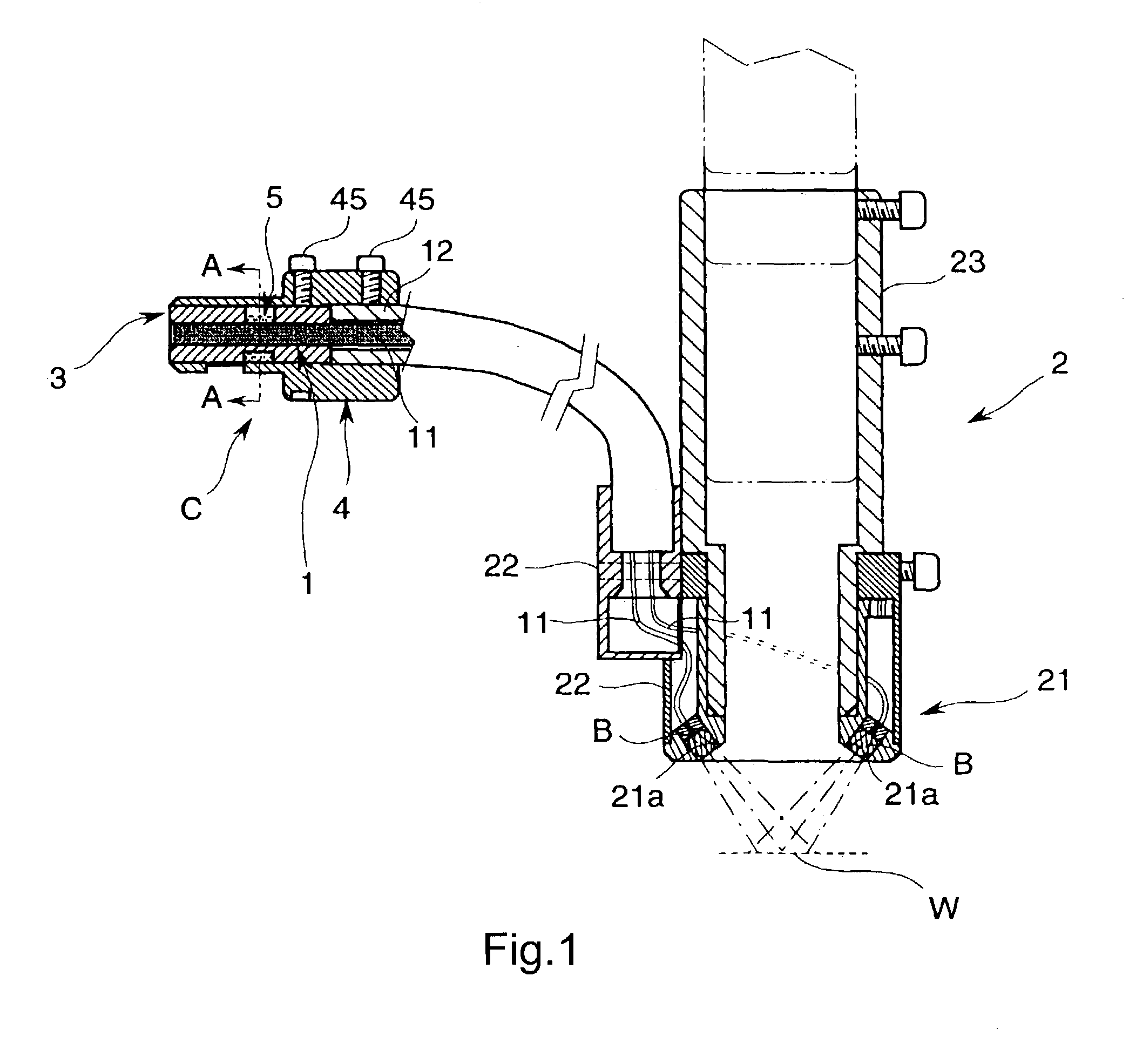 Optical fiber holder and optical fiber holding method