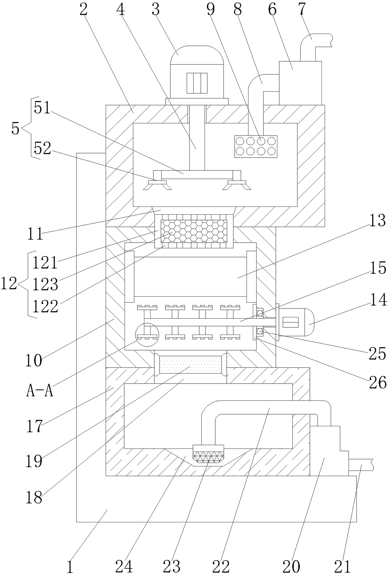 Cutting fluid filtering device for numerically-controlled machine tool