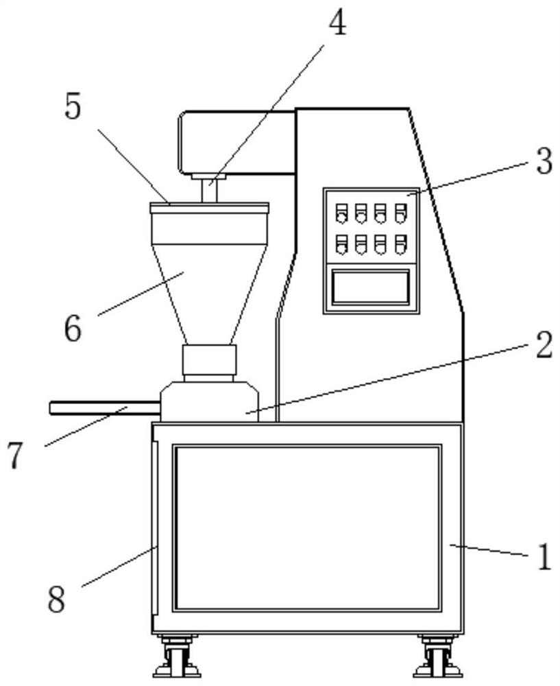 Forming filling machine for ham production