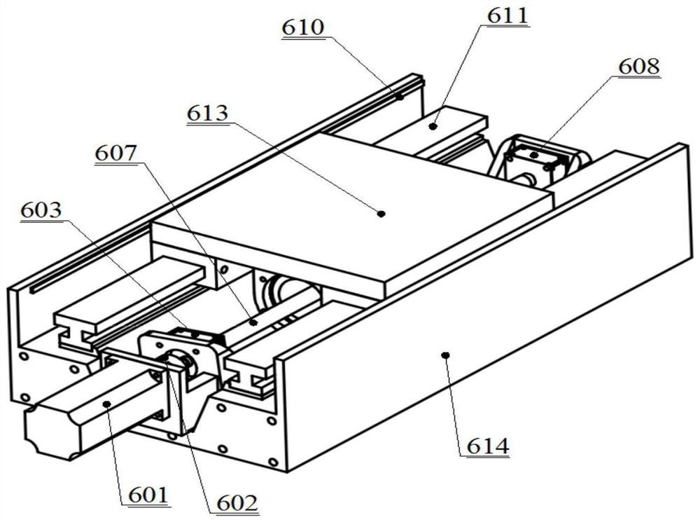 A large-stroke high-precision micro-nano motion servo feed system