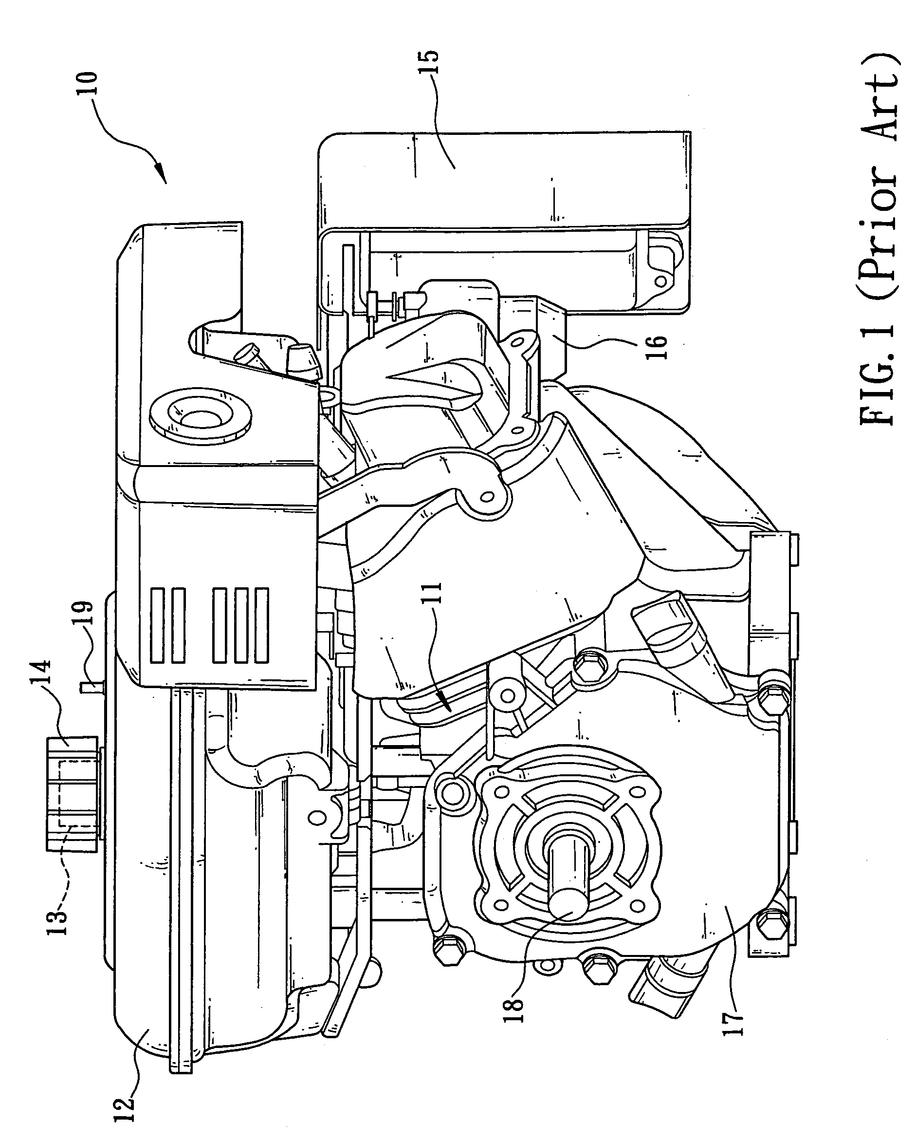 Gas filtering and recirculating device for general machine