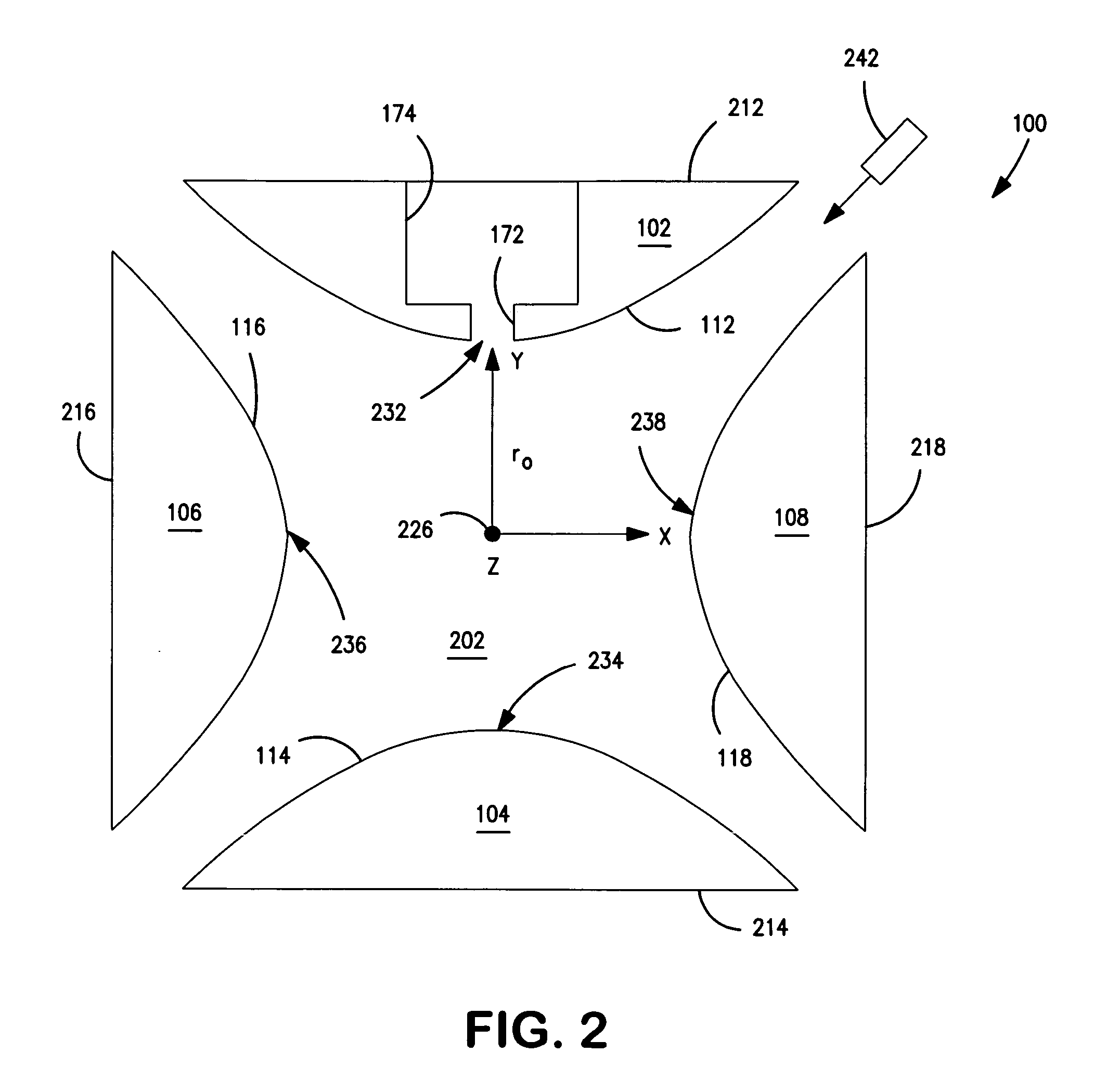 Field conditions for ion excitation in linear ion processing apparatus