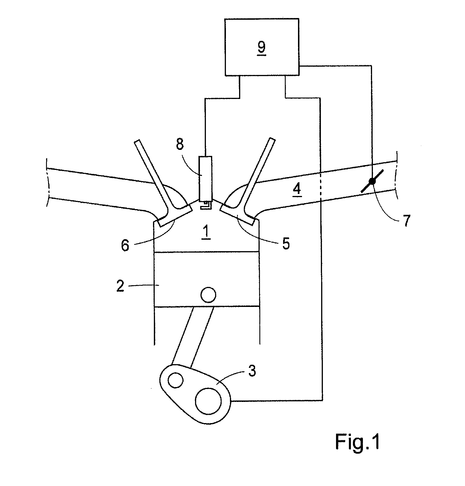 Method for controlling the idle speed of an internal combustion engine, and an internal combustion engine