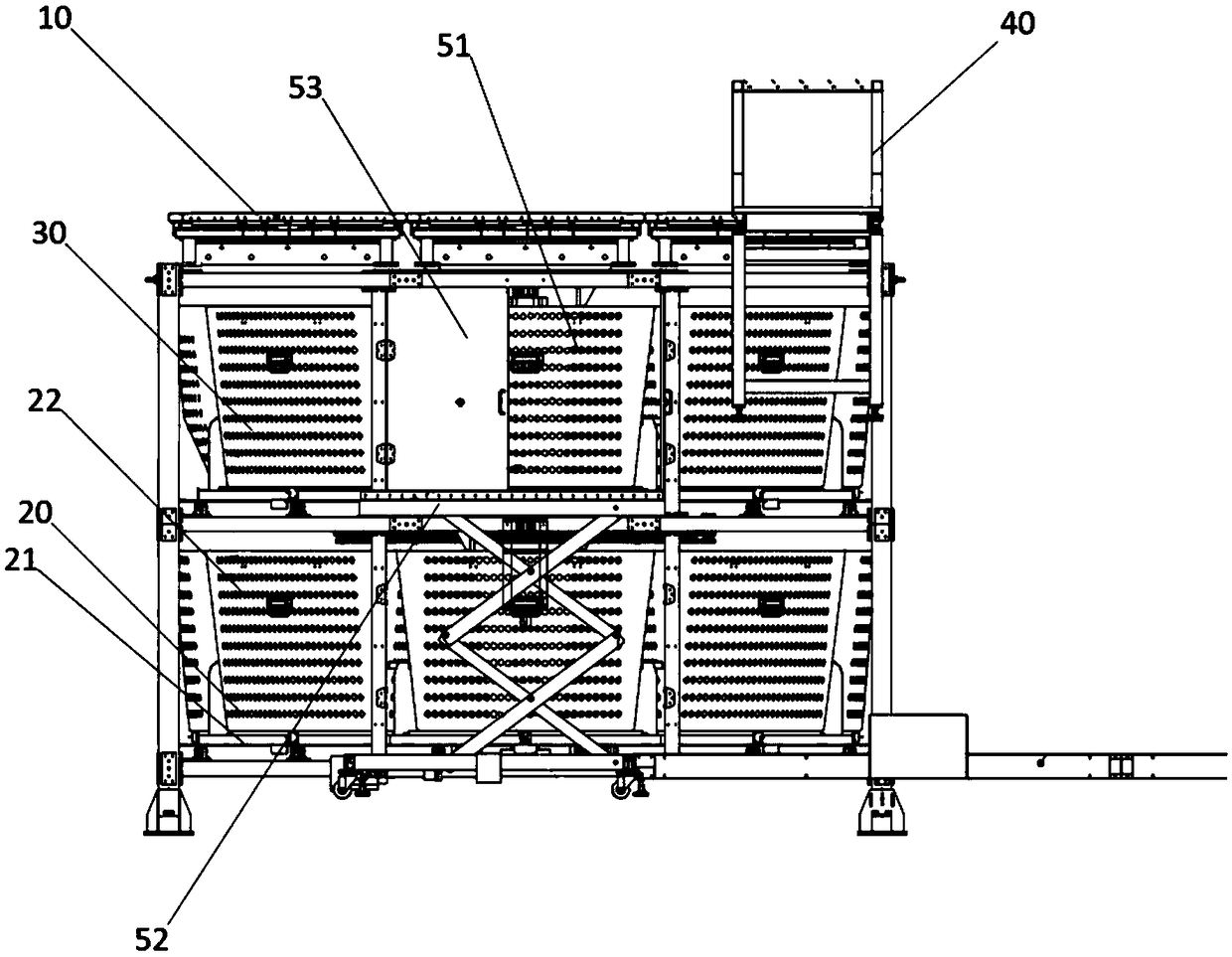 Three-dimensional sorting system